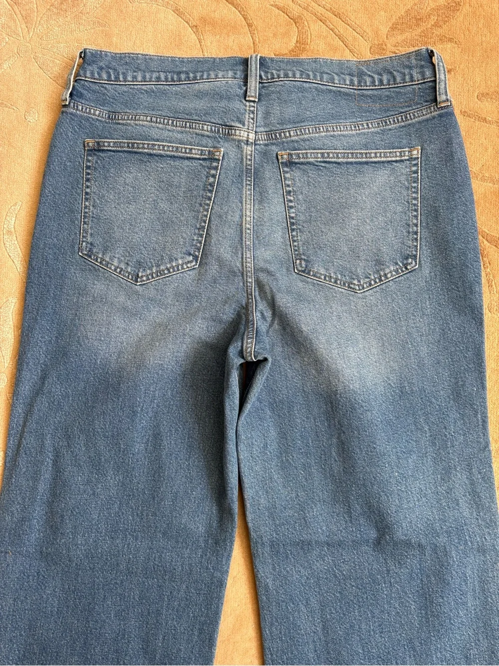 NWT, Tall J Crew Slim Wide Leg Jeans, Medium Wash, Button Fly, 31 Tall, 30” IS
